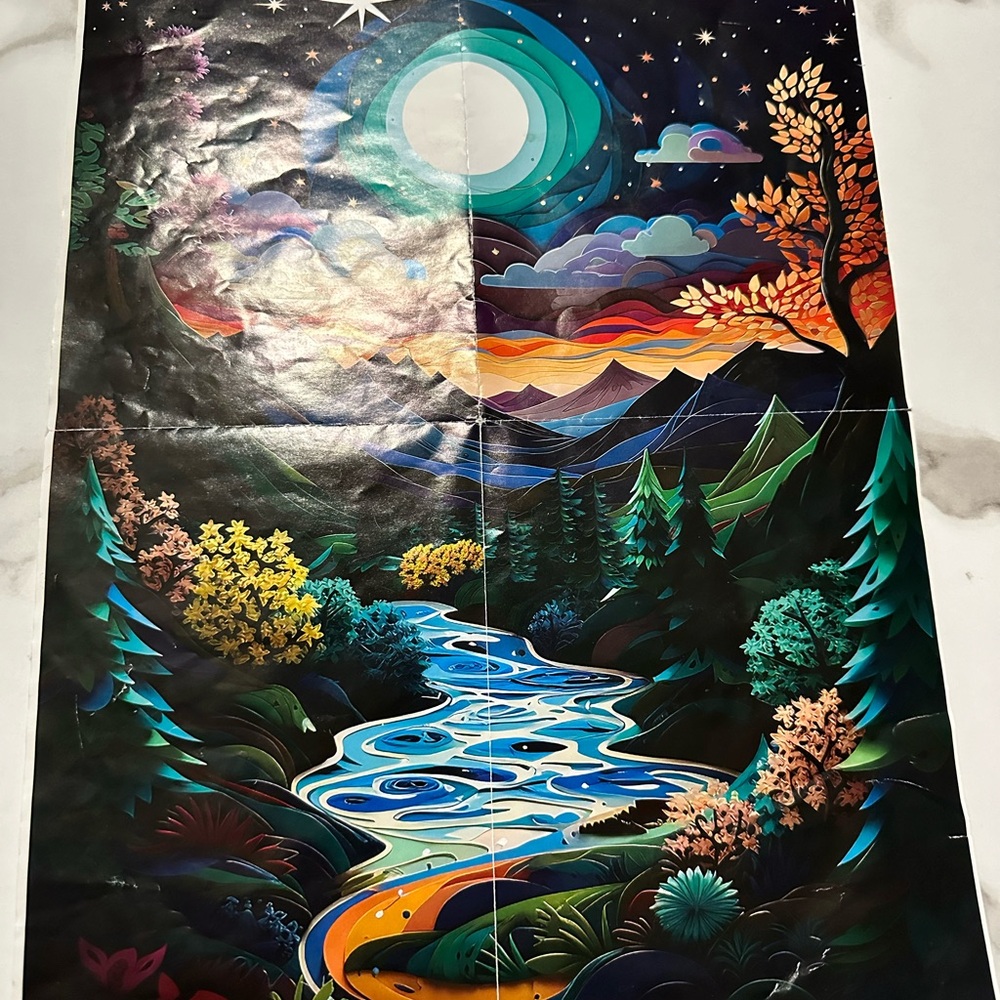 Starry Night Canyon Jigsaw Puzzle